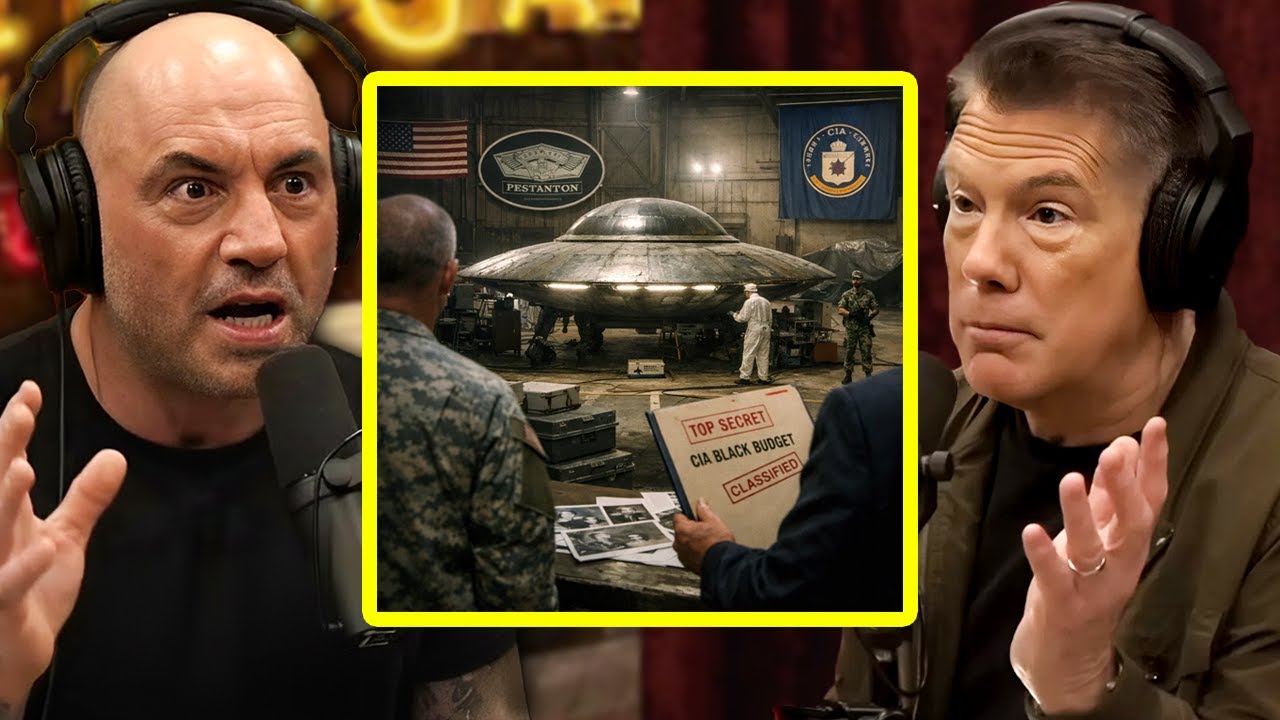 Joe Rogan: Mike Baker on Pentagon's recovered alien crafts and secret CIA black budget cover art