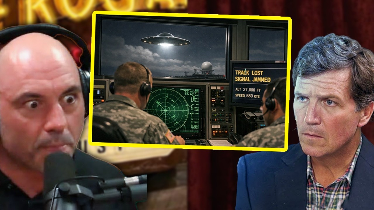 Joe Rogan Shocked as UFO Defies Advanced U.S. Radar Systems | Joe Rogan & Tucker Carlson cover art