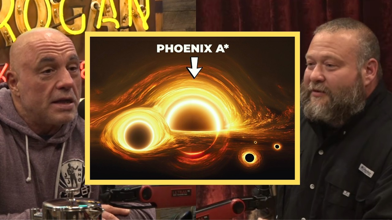 Joe Talks About The Size Of The Recently Discovered Blackhole Phoenix A | Joe Rogan & Action Bronson cover art