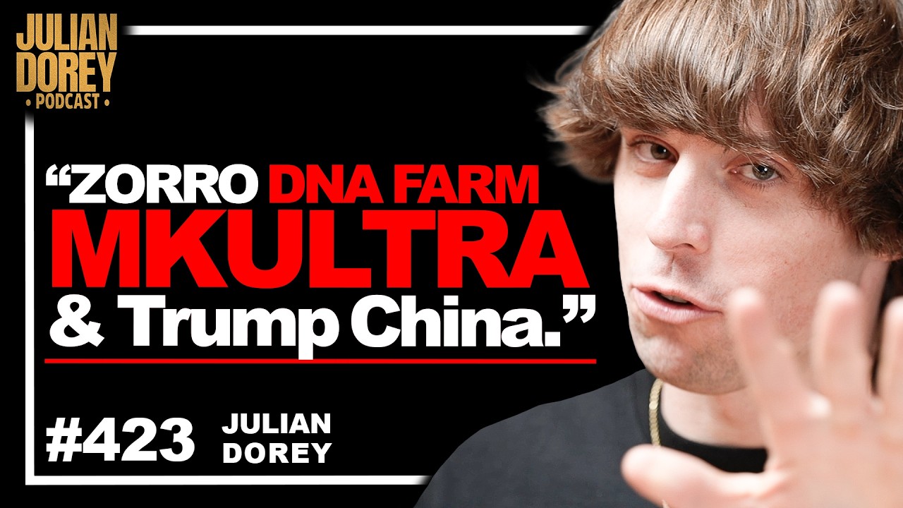 Trump Global Elites in China, MKUltra Raid, Massie DARK Overlords | Julian Dorey • 423 cover art