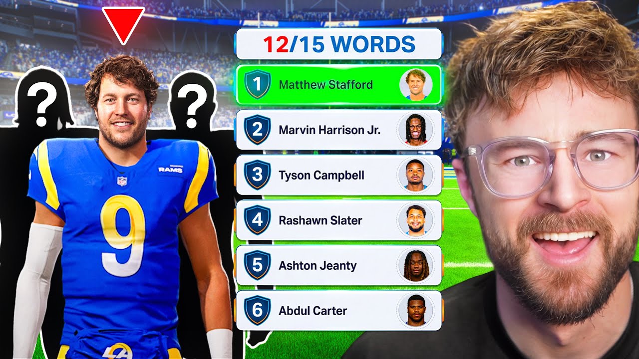 NFL 15 Word Game! Can We Go 20-0? cover art