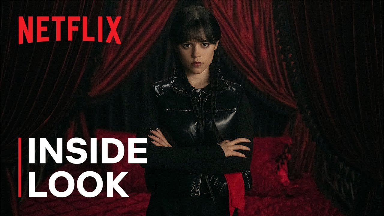Jenna Ortega's Evolution as Wednesday | Netflix cover art