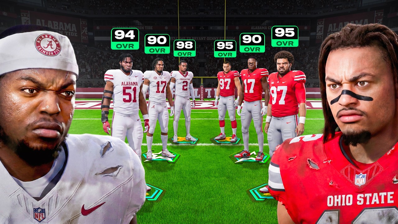 All ALABAMA Team vs All OHIO STATE Team! Who Wins? cover art