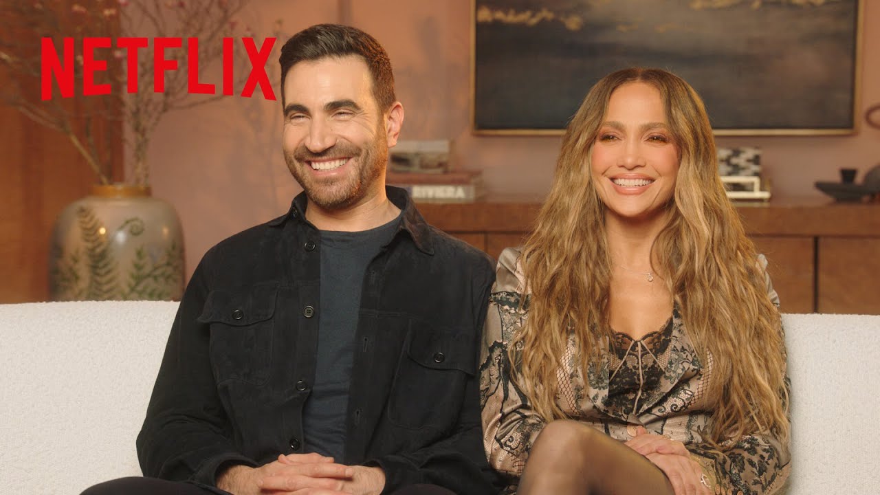 JLo & Brett Goldstein React to Secret Workplace Romance Stories | Office Romance | Netflix cover art