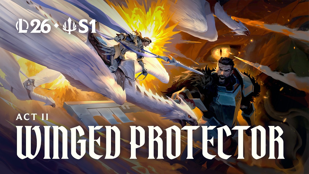 For Demacia: Winged Protector l Motion Comic – League of Legends cover art