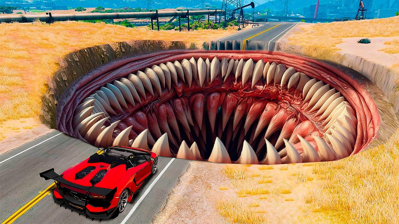 Probando COCHES contra ENORMES BACHES en GTA 5! cover art
