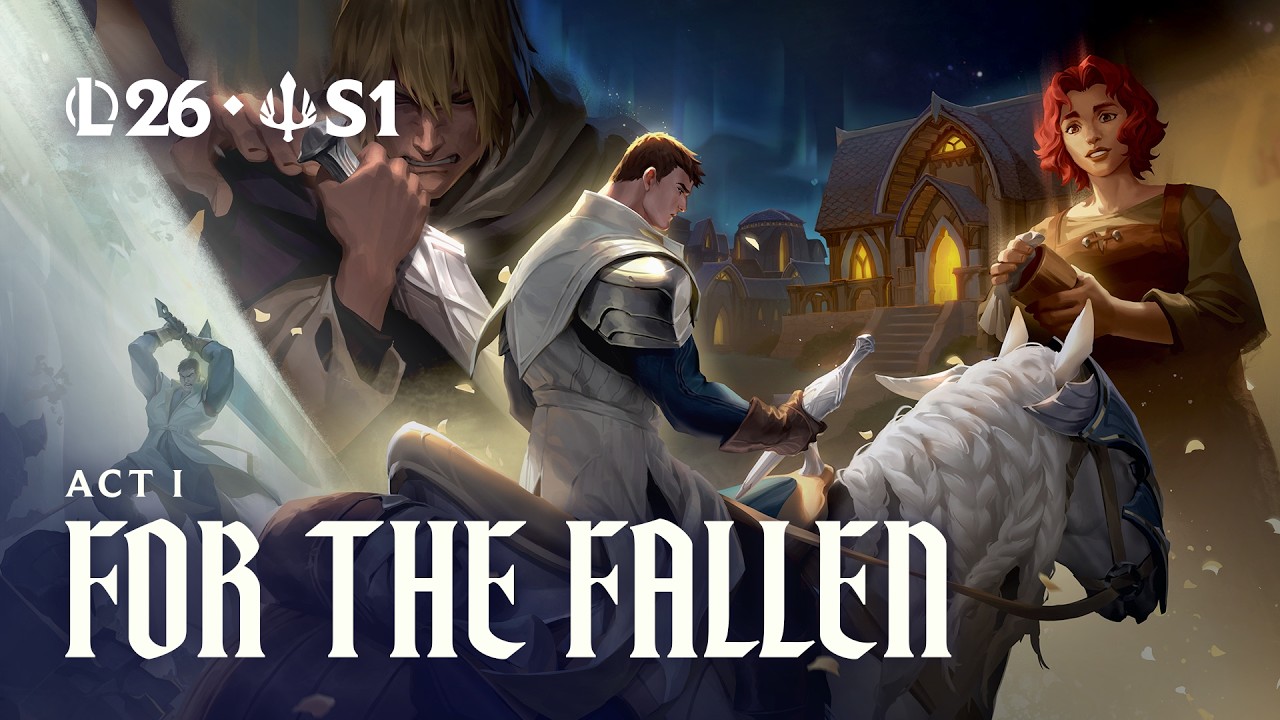 For Demacia: For the Fallen l Motion Comic – League of Legends cover art