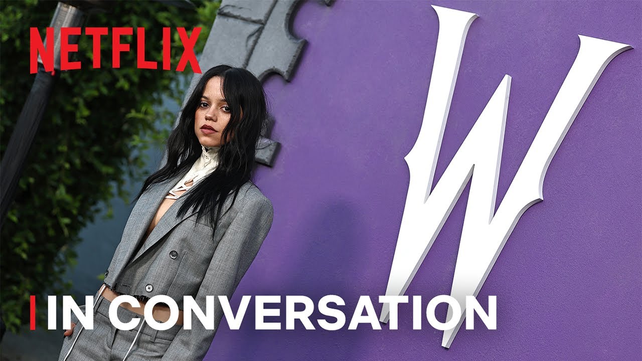 Jenna Ortega & Catherine Zeta-Jones discuss Wednesday Season Two | Netflix cover art