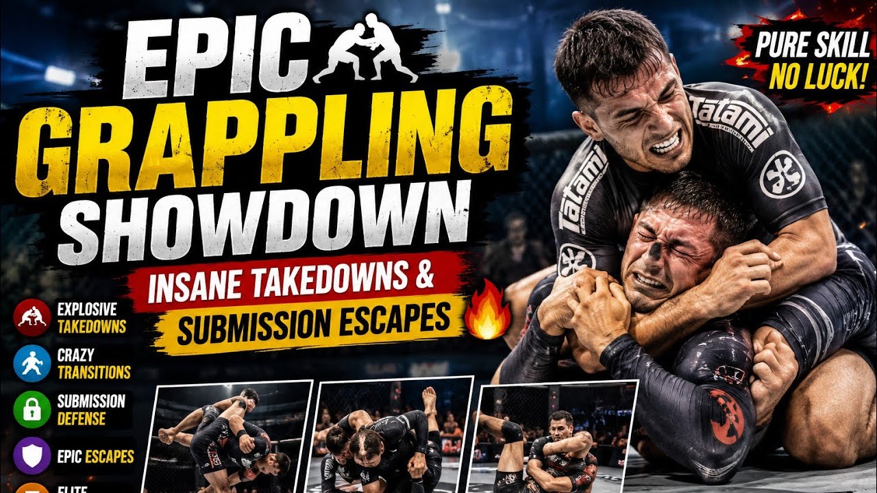 Epic Grappling Showdown | Insane Takedowns & Submission Escapes 🔥