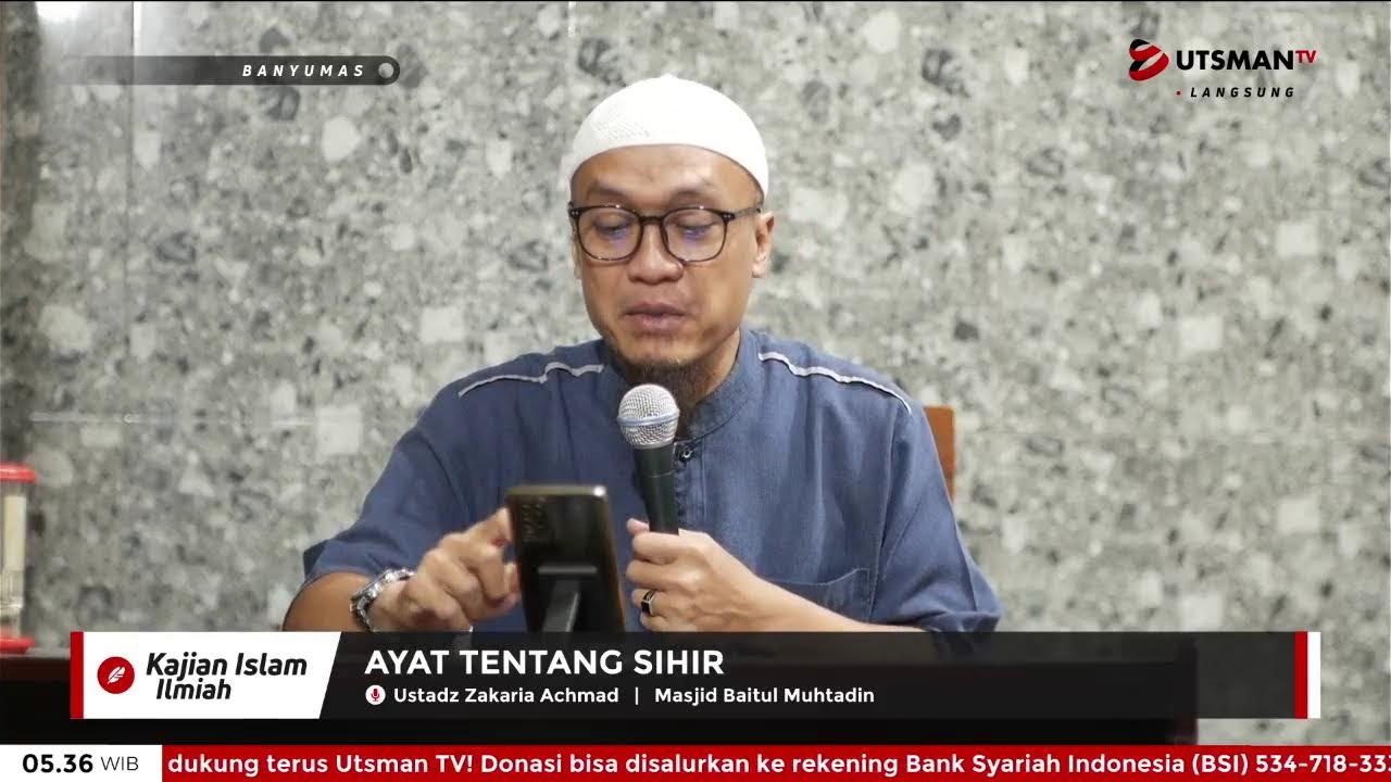 LIVE Ayat Tentang Sihir - Ust. Zakaria Achmad cover art