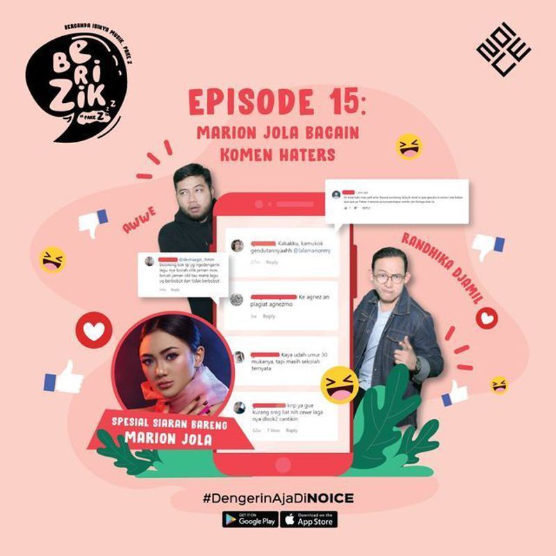 Eps 15: Marion Jola Bacain Komen Haters cover art