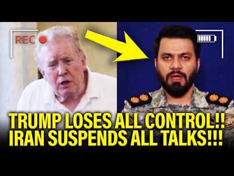 Trump PANICS as Iran SUSPENDS ALL TALKS!!!! cover art