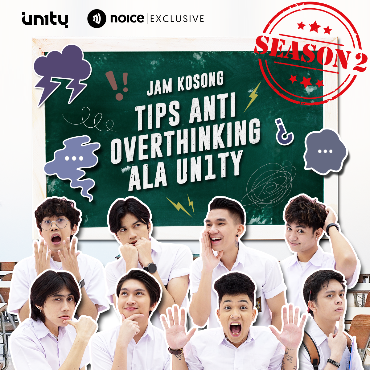Tips anti overthinking ala UN1TY #UN1TYJamKosong cover art