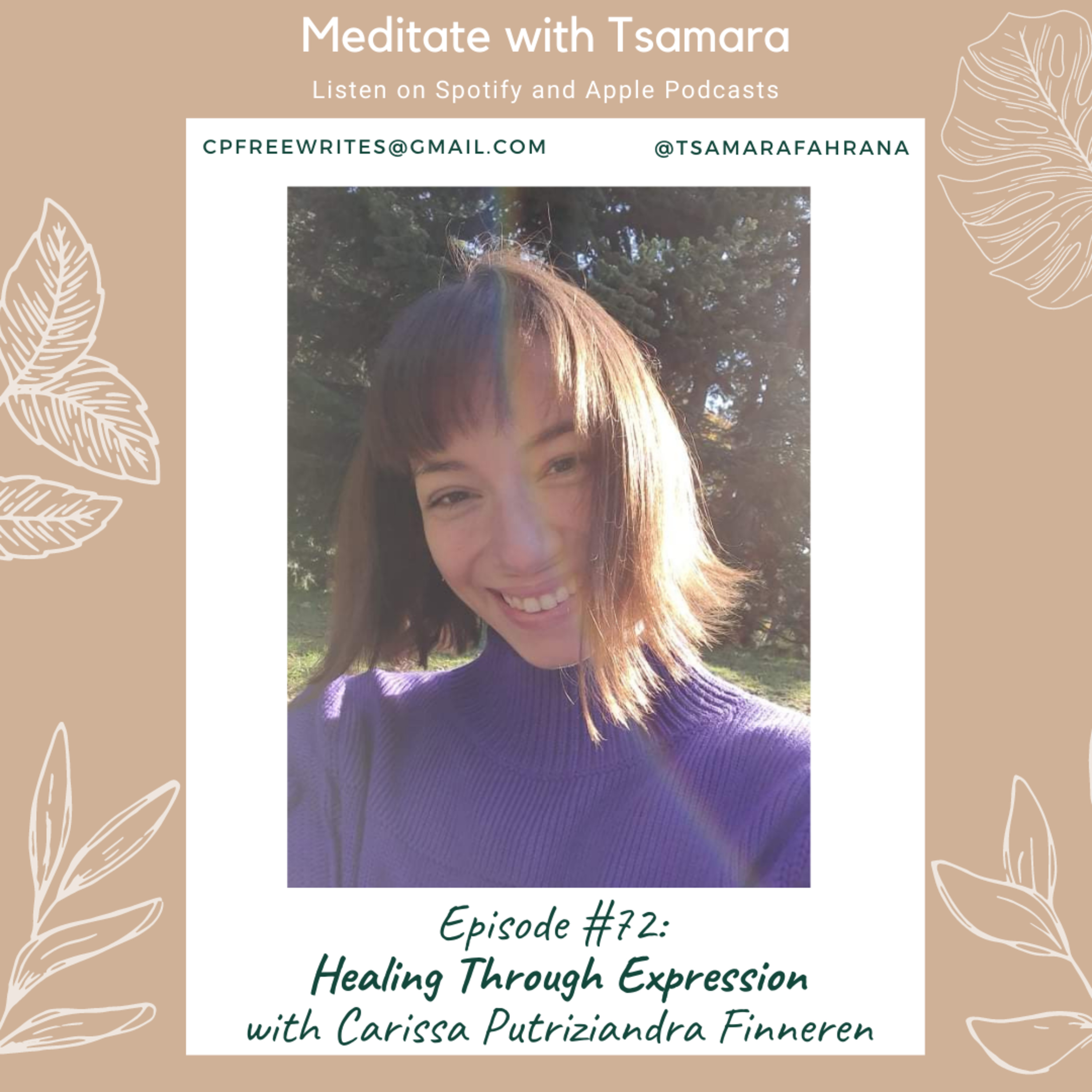 #72 - Healing Through Expression with Carissa Putriziandra Finneren cover art