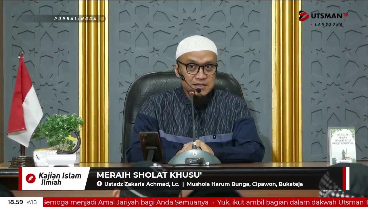 LIVE - Meraih Sholat Khusu' - Ustadz Zakaria Achmad, Lc. cover art