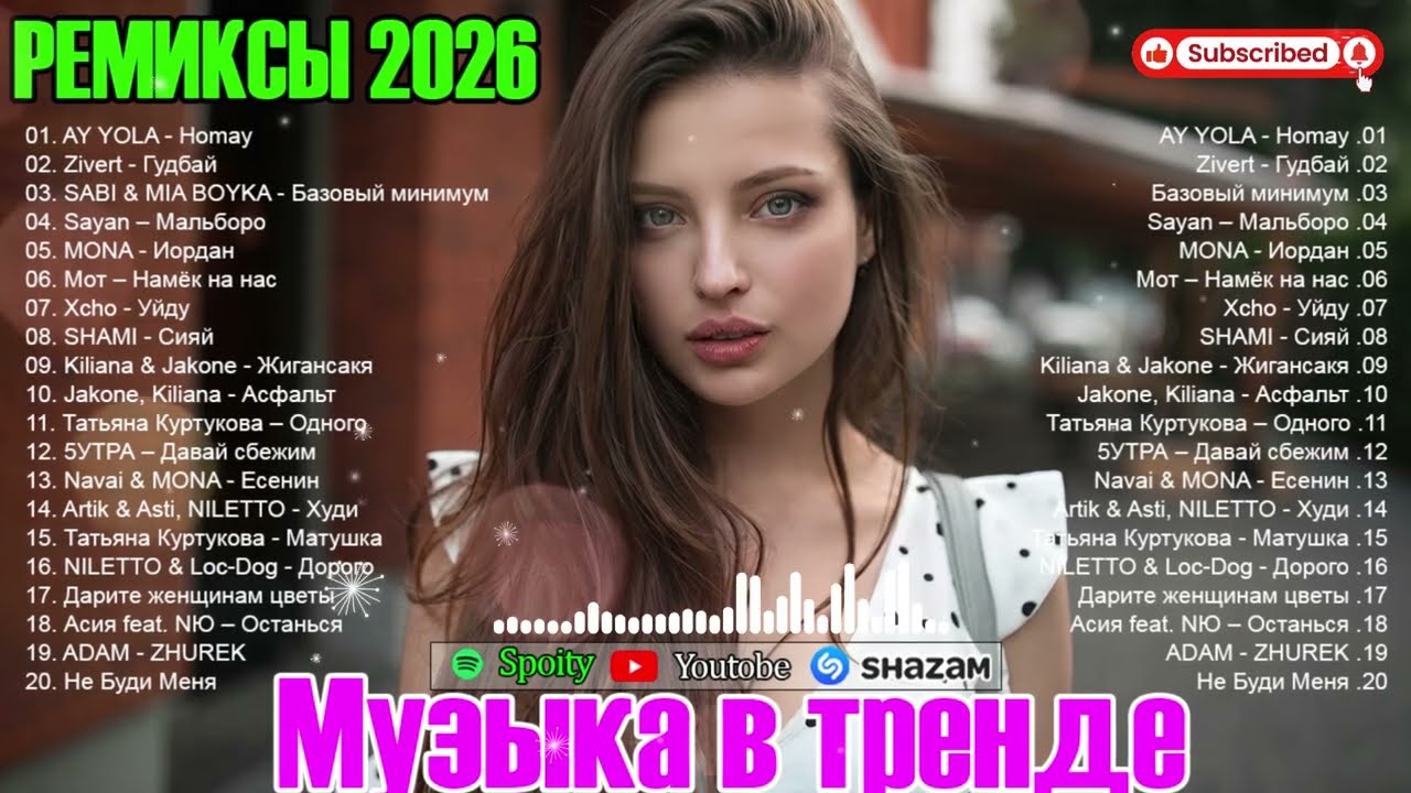 РЕМИКСЫ 2026🎉Музыка в тренде 2026🔥САМЫЕ ЛУЧШИЕ ПЕСНИ 2026🔥ШИКАРНЫЕ ХИТЫ 2026 🔥Новинки 2026 Музыки cover art