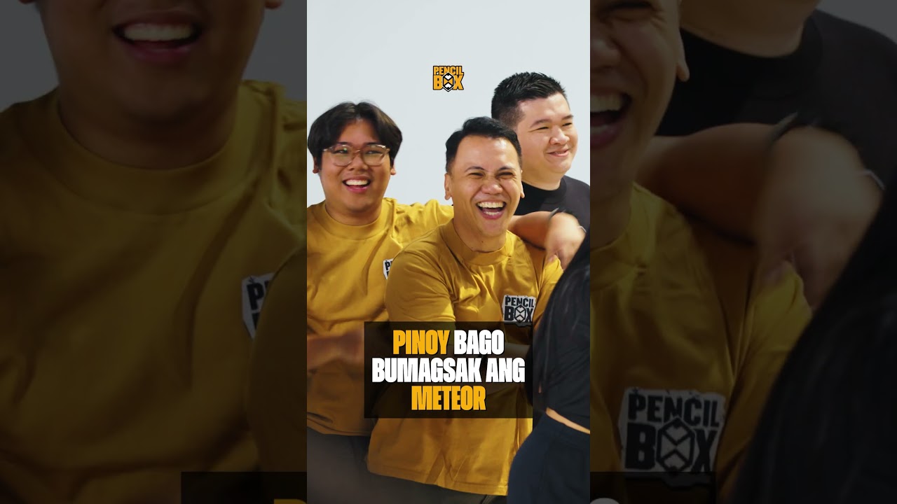 Pinoy bago bumagsak ang metor | Comedy Improv #pencilboxcomedy #pinoy #comedyshow cover art
