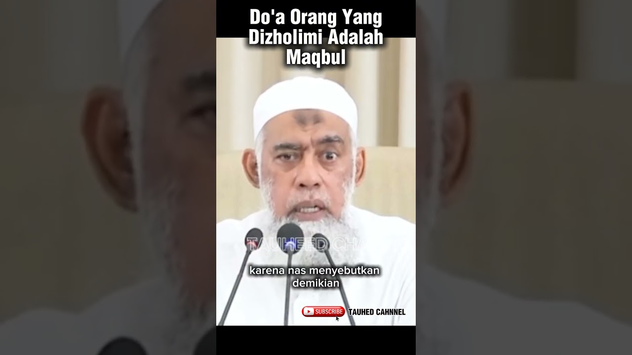 Ustad Yazid Bin Abdul Qadir Jawas - Kajian Sunnah - Doa Orang Yang dizholimi cover art