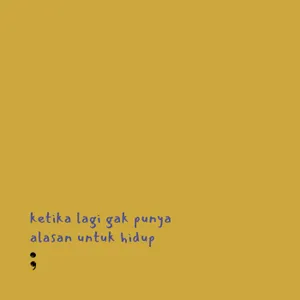 ketika gak punya alasan untuk hidup cover art