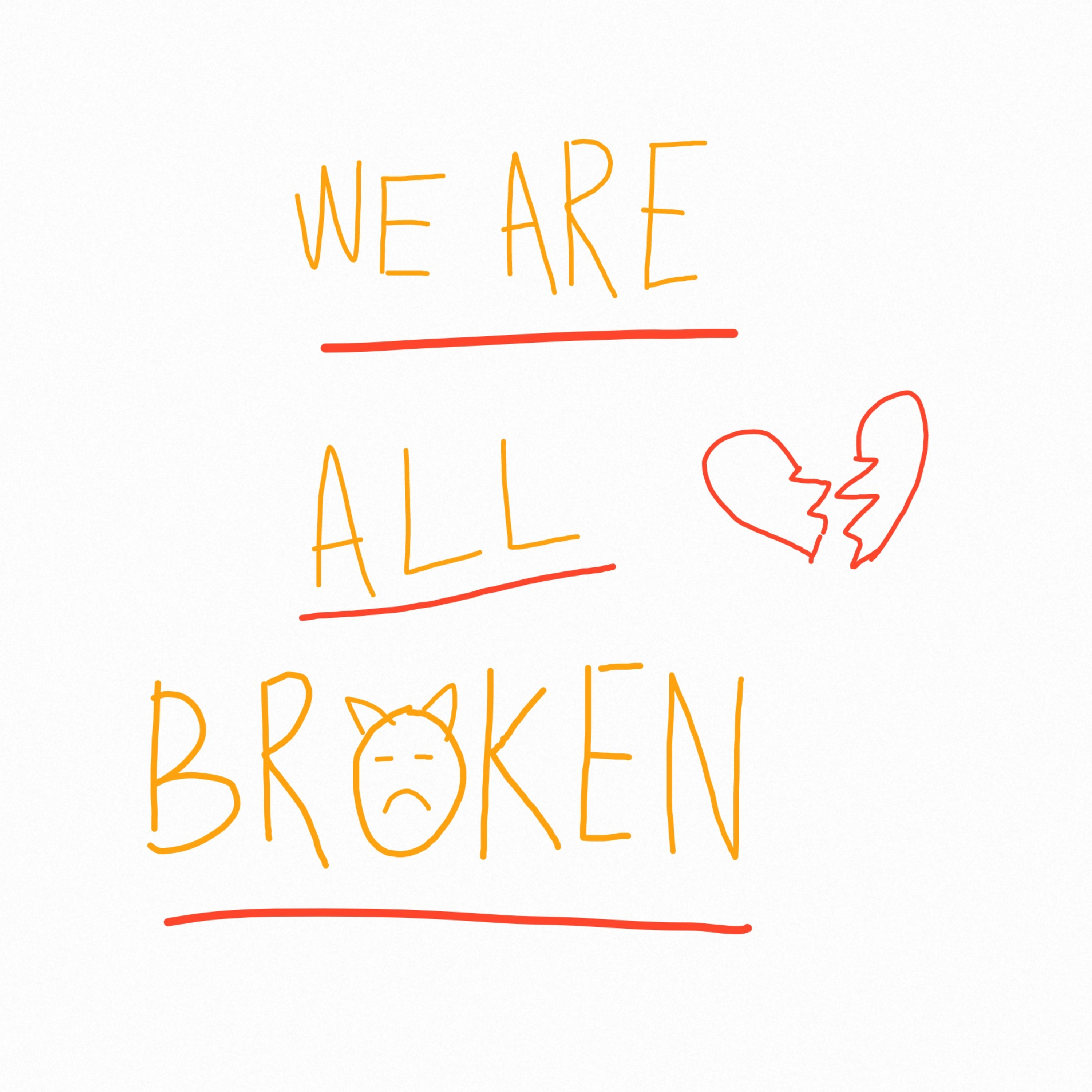 We are all broken cover art