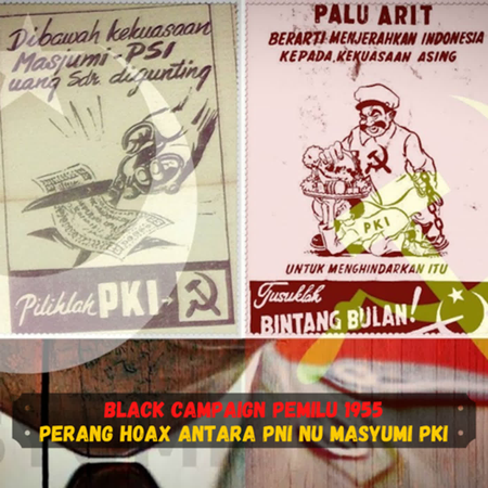 Black Campaign Pemilu 1955 Perang Hoax antara PNI NU Masyumi PKI (Sejarah Seru - Sejarah Indonesia) cover art