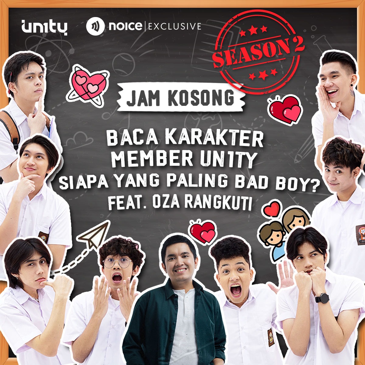 Baca Karakter member UN1TY, siapa yang paling Bad Boy? feat. Oza Rangkuti #UN1TYJamKosong #Crossover JAM KOSONG X SUMBU PENDEK cover art