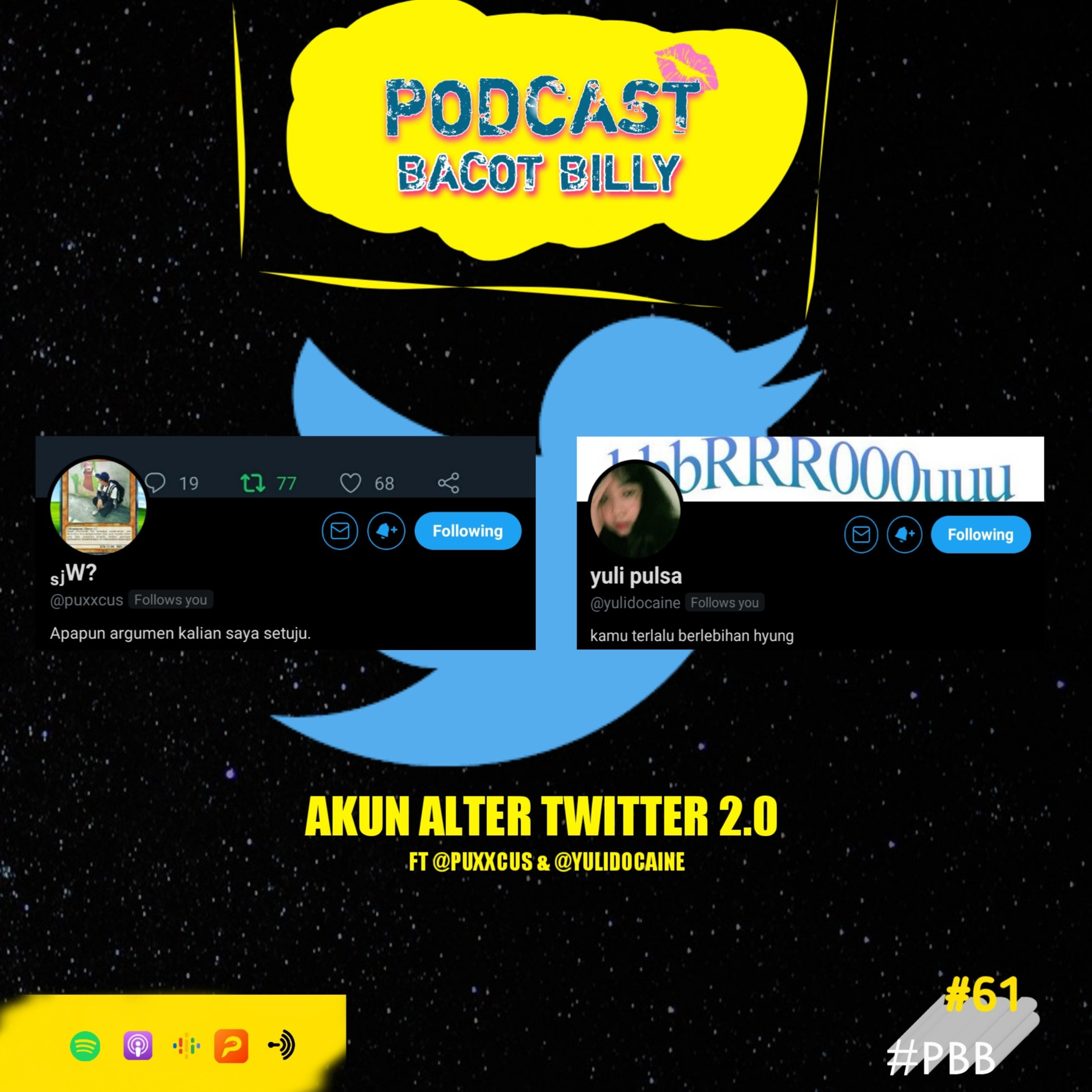 PBB #61 - Akun Alter Twitter 2.0 cover art