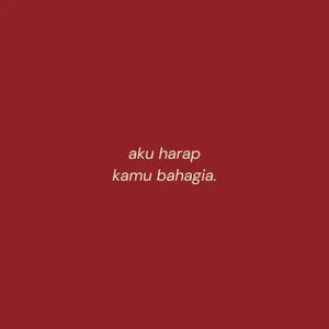 aku harap kamu lebih bahagia. cover art