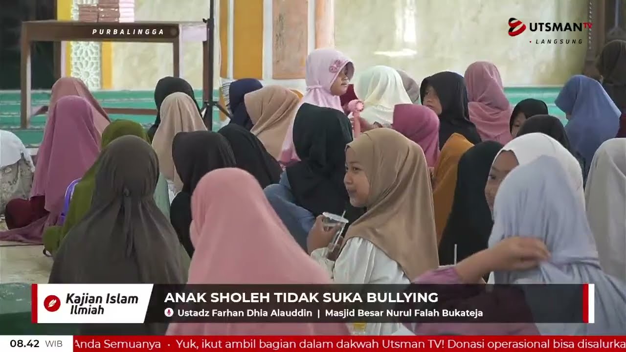 LIVE - Anak Sholeh Tidak Suka Bullying - Ustadz Farhan Dhia Alauddin cover art