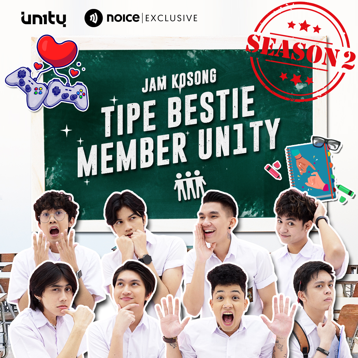 Tipe bestie member UN1TY #UN1TYJamKosong cover art