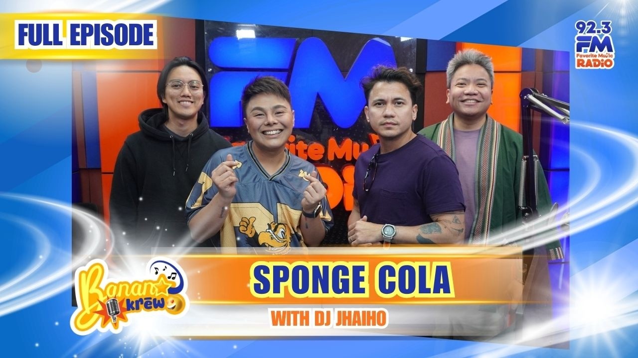 SPONGE COLA IN THE STUDIO MGA KA-VIBES! 💙🧡 cover art