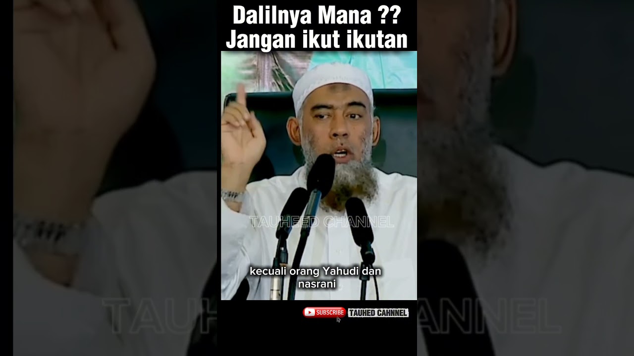 Dalilnya Mana ??? Ustadz Yazid Bin Abdul Qadir Jawas Rahimahullah cover art