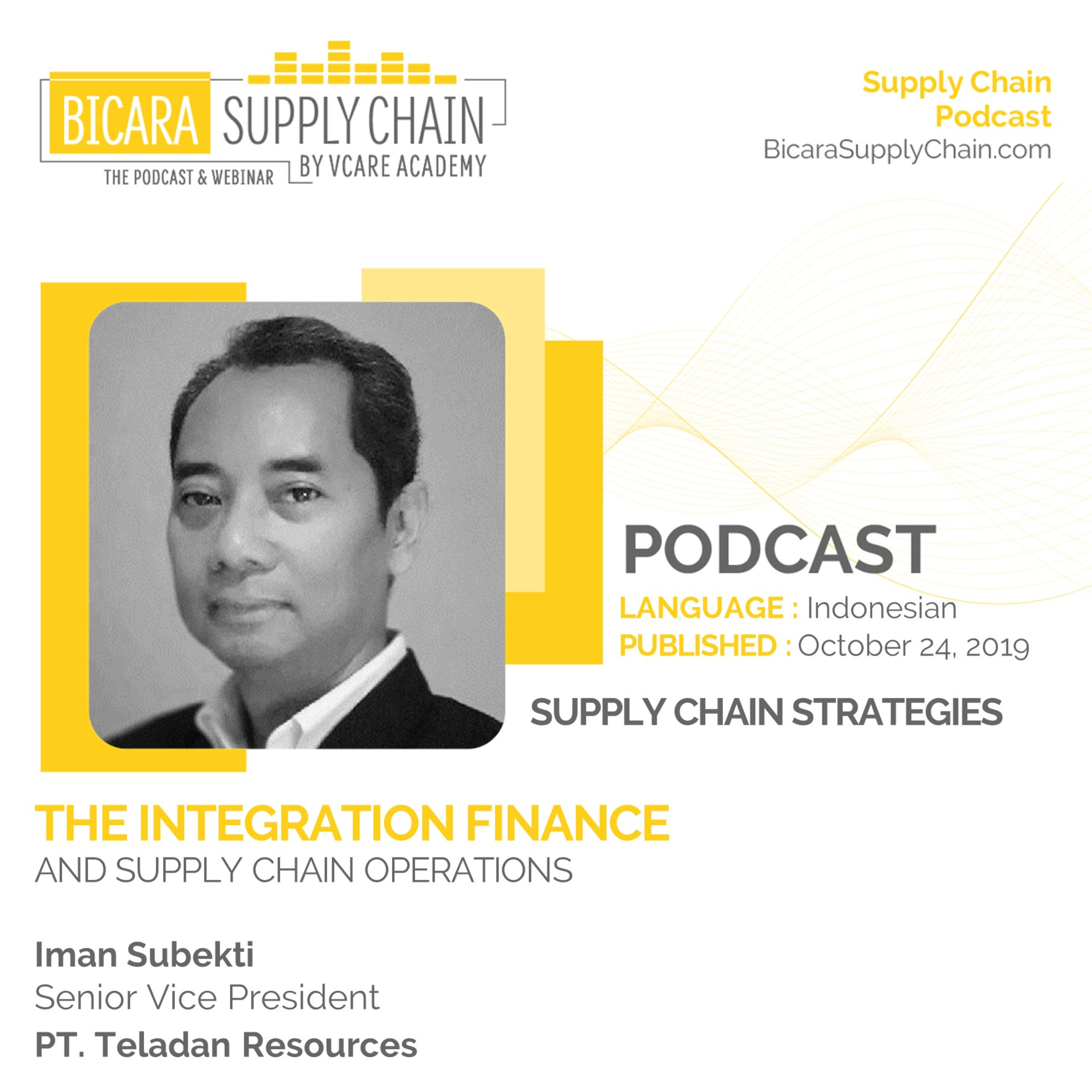 19. The integration finance and supply chain operations cover art