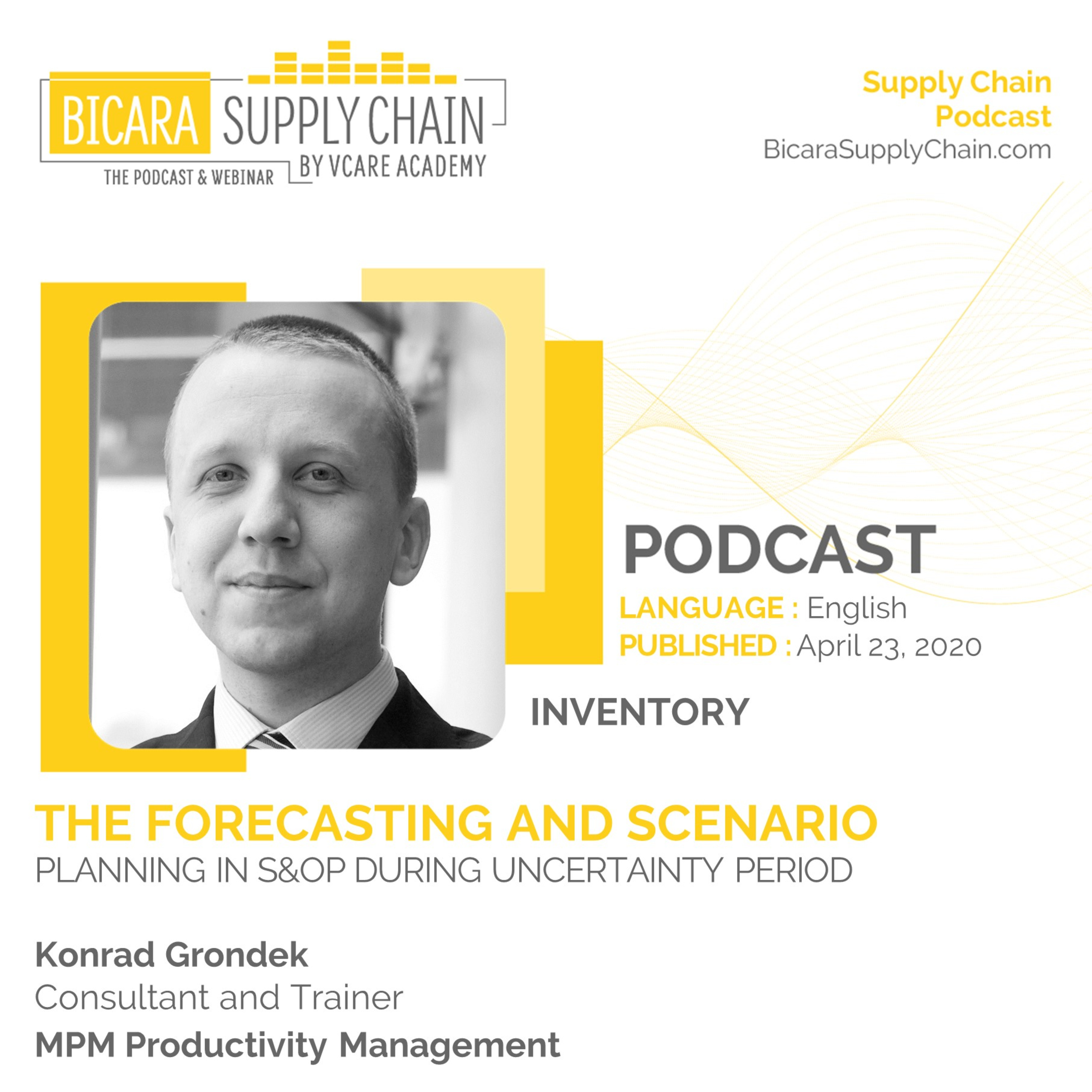 61. The forecasting and scenario planning in S&OP during uncertainty period cover art