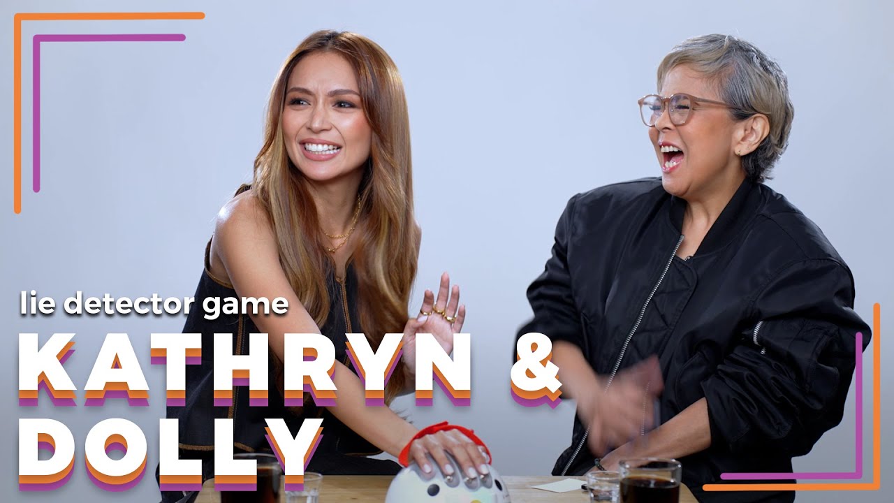 Kathryn Bernardo and Dolly De Leon Play a Lie Detector Drinking Game | Filipino | Rec•Create cover art