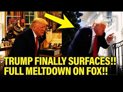 Trump FINALLY SURFACES and has PSYCHO MELTDOWN on FOX!!! cover art