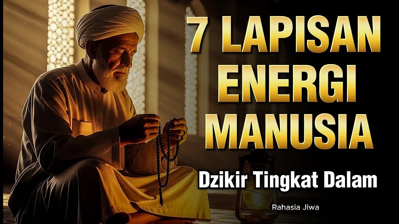 DZIKIR DAN PEMBERSIHAN 7 LAPISAN TUBUH ENERGI (Teknik Kajian Mendalam) 🌀 cover art