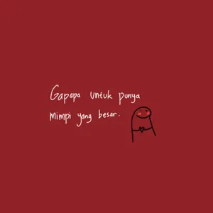 gapapa untuk punya mimpi yang besar cover art
