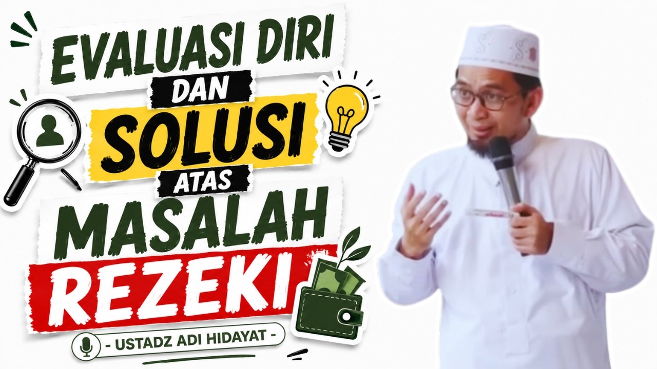 Evaluasi Diri dan Solusi atas Masalah Rezeki - Ustadz Adi Hidayat cover art