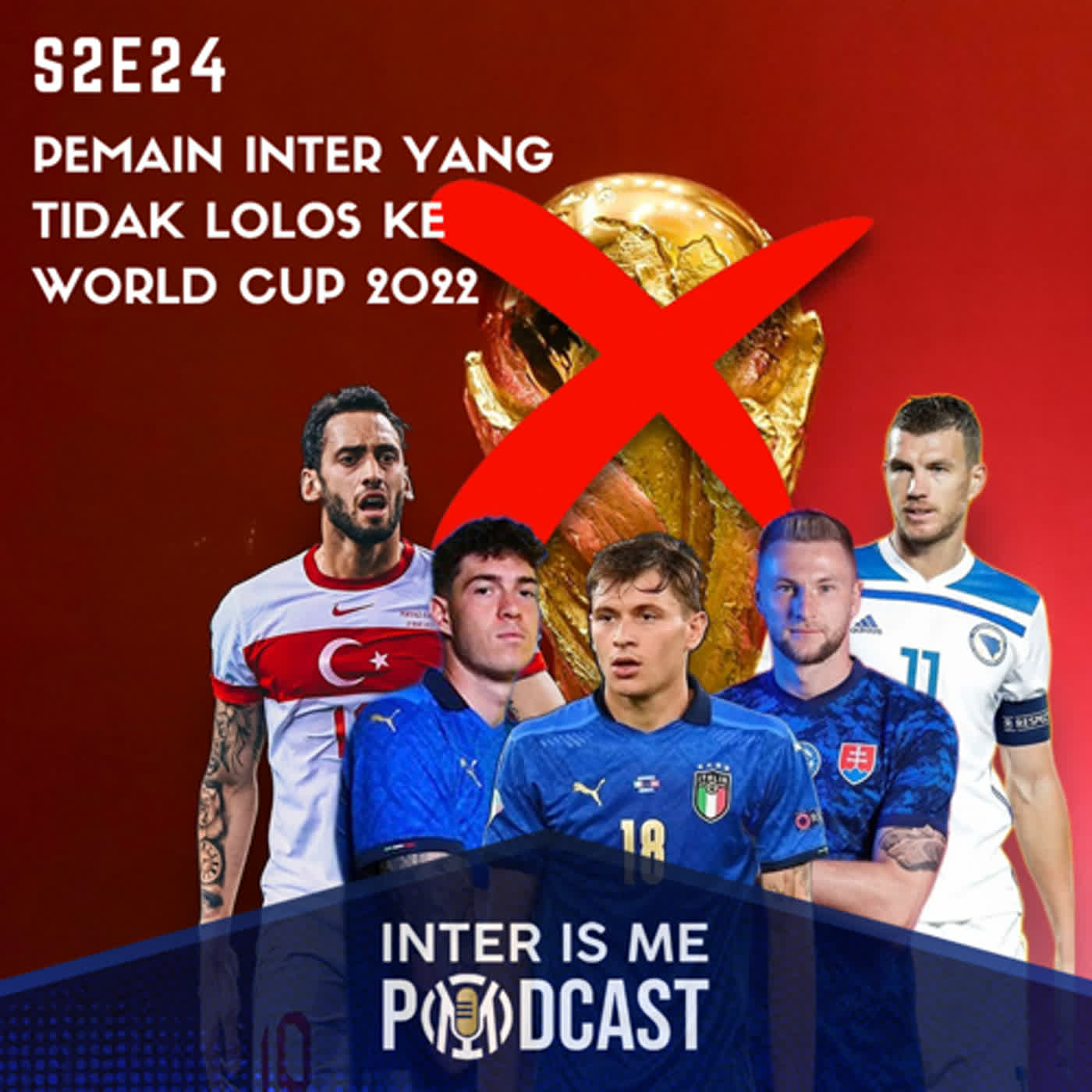 #S2E24: Pemain Inter yang Tidak Lolos ke World Cup 2022 cover art