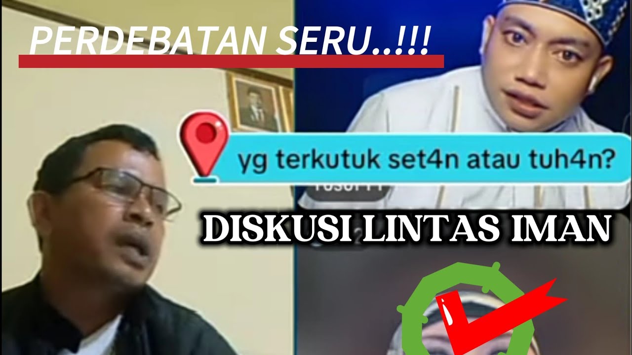 Diskusi lintas iman ustad yusuf pi vs pria kristen