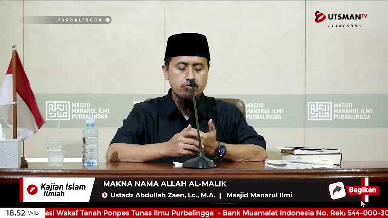 LIVE Makna Nama Allah Al-Malik - Ustadz Abdullah Zaen, Lc., M.A. cover art
