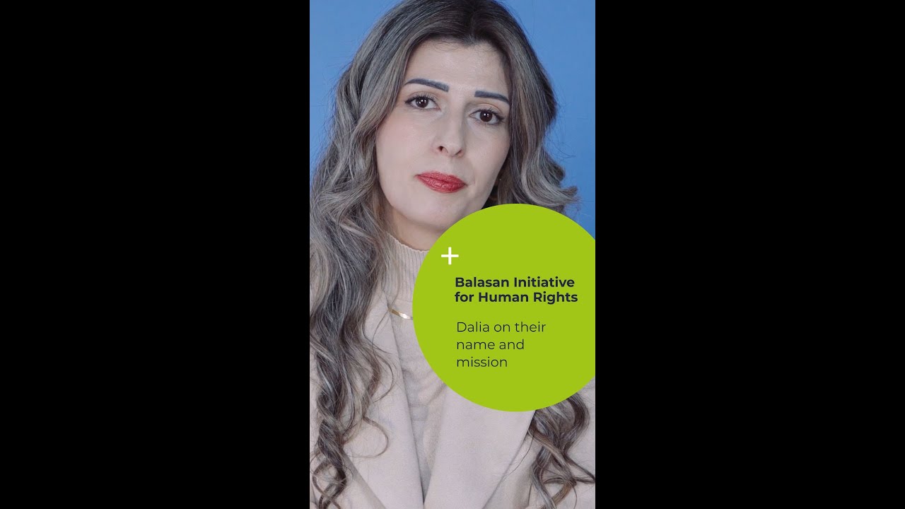 Dalia on her organisations' human rights work cover art