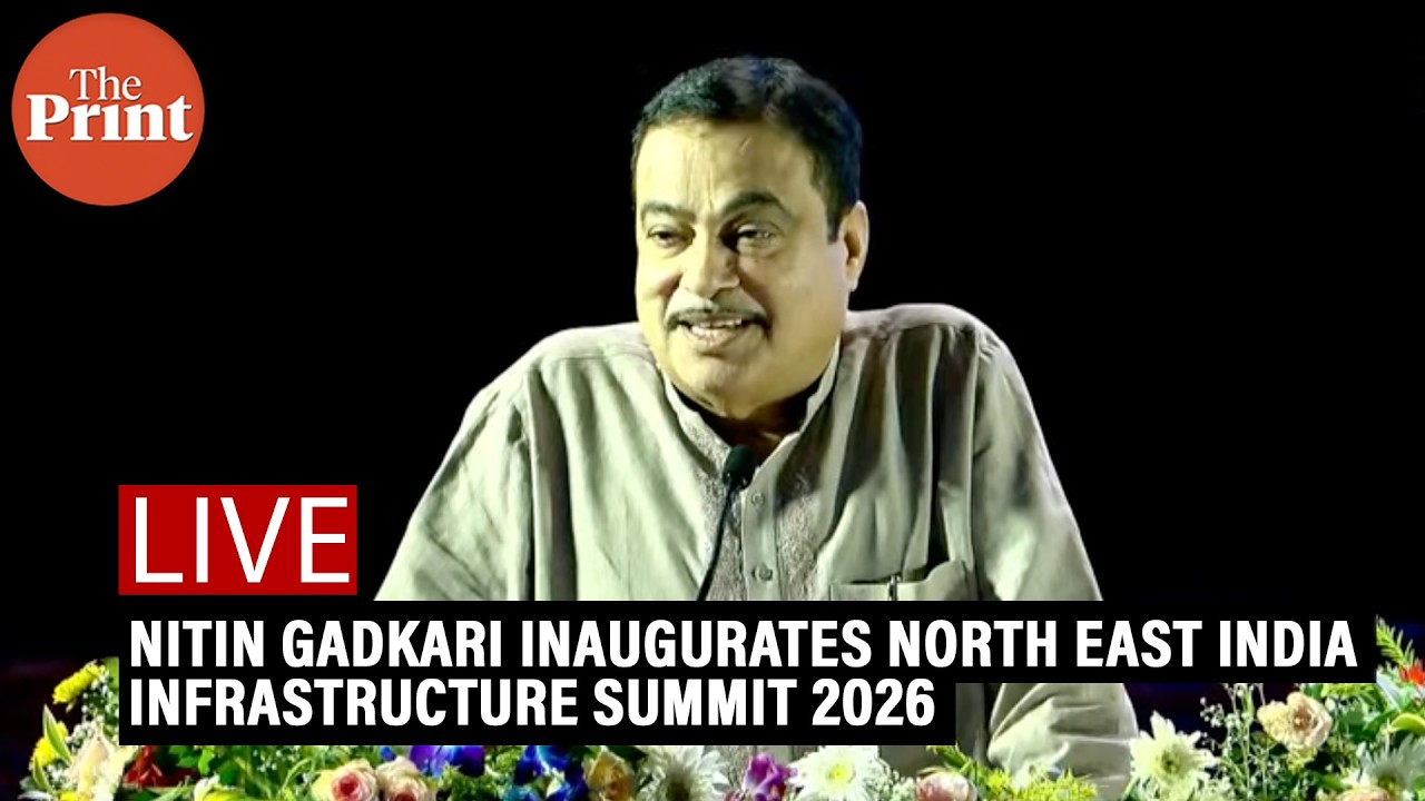 LIVE:Nitin Gadkari inaugurates North East India Infrastructure Summit 2026 in Shillong cover art