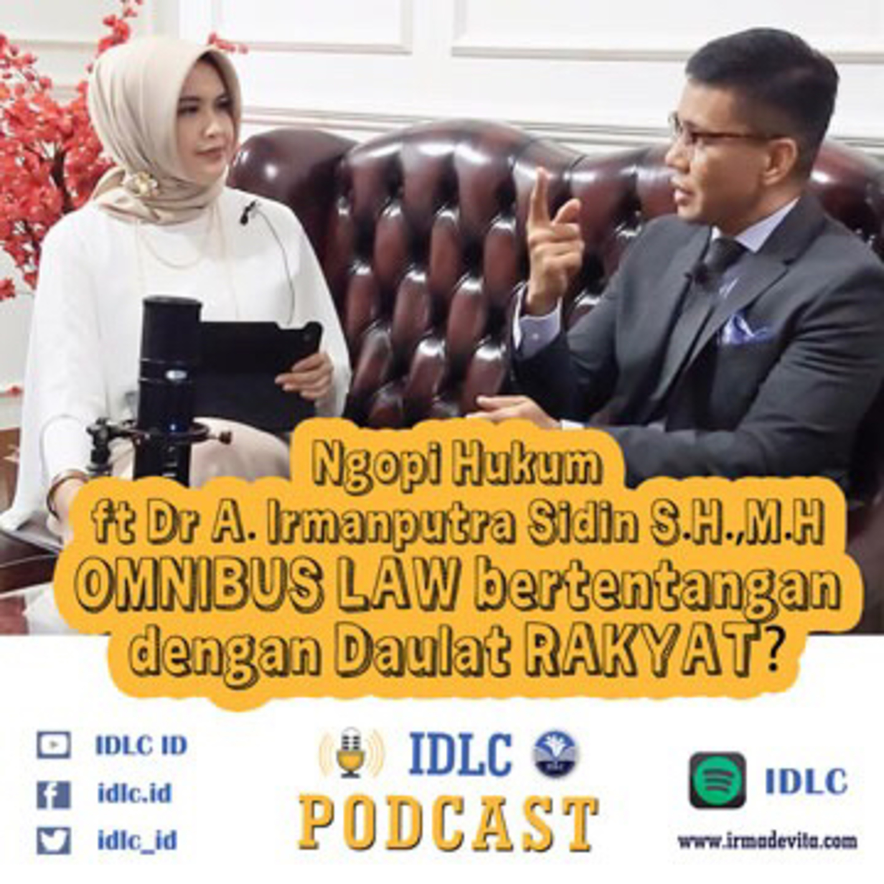 Eps: 21 “ Ngopi Hukum ft Dr. A. Irmanputra Sidin, S.H., M.H. OMNIBUS LAW, bertentangan dengan daulat rakyat?” cover art
