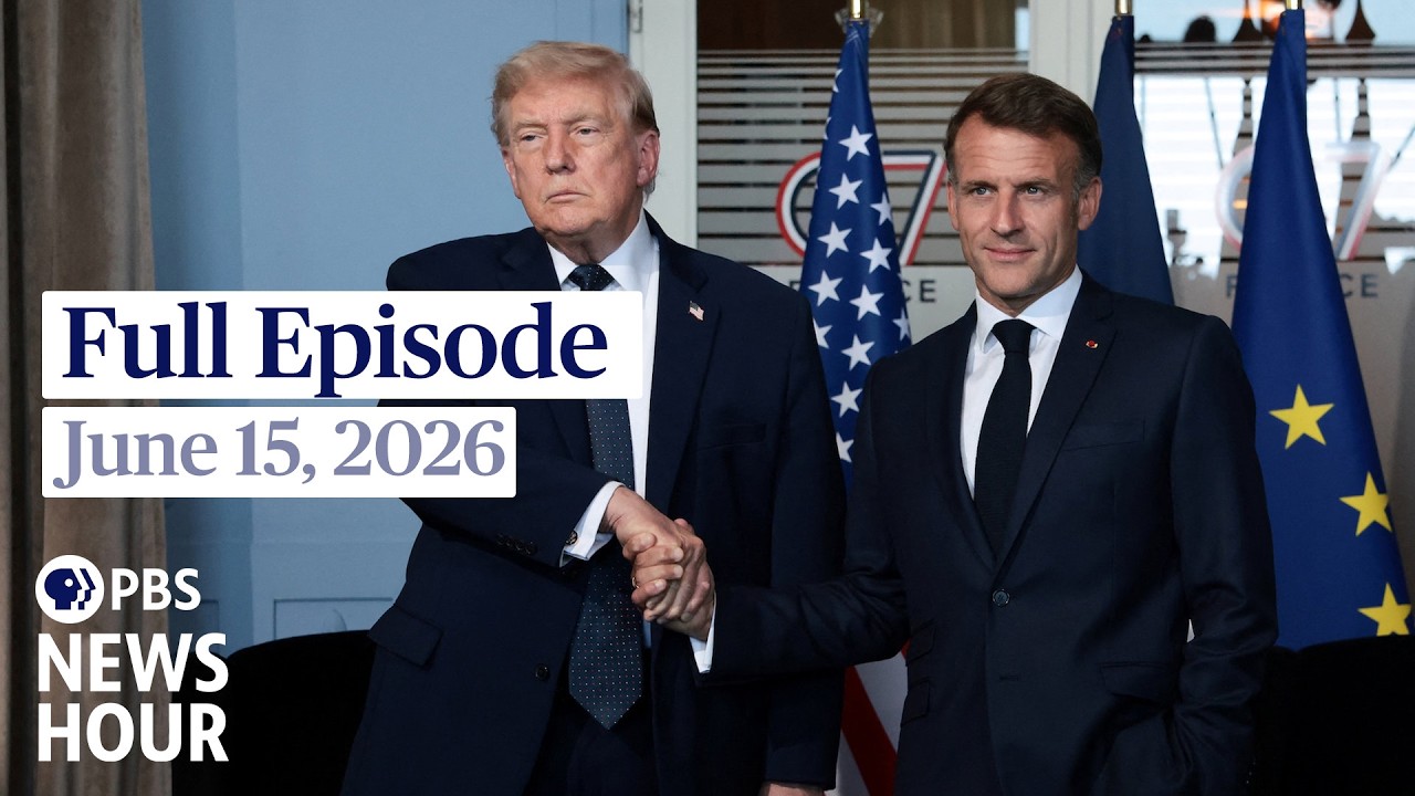 PBS News Hour full episode, June 15, 2026 cover art