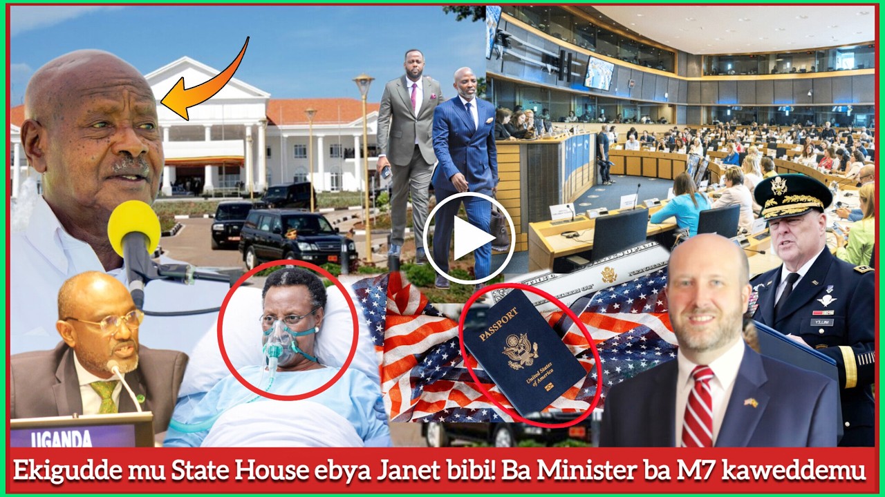 Agakagwawo! Ekigudde mu State House ebya Jane bibi! Museveni asattira ba Minister bana kaweddemu! cover art