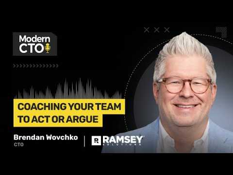 Tech Titans: Your Team Should be Acting or Arguing with Brendan Wovchko, CTO at Ramsey Solutions cover art
