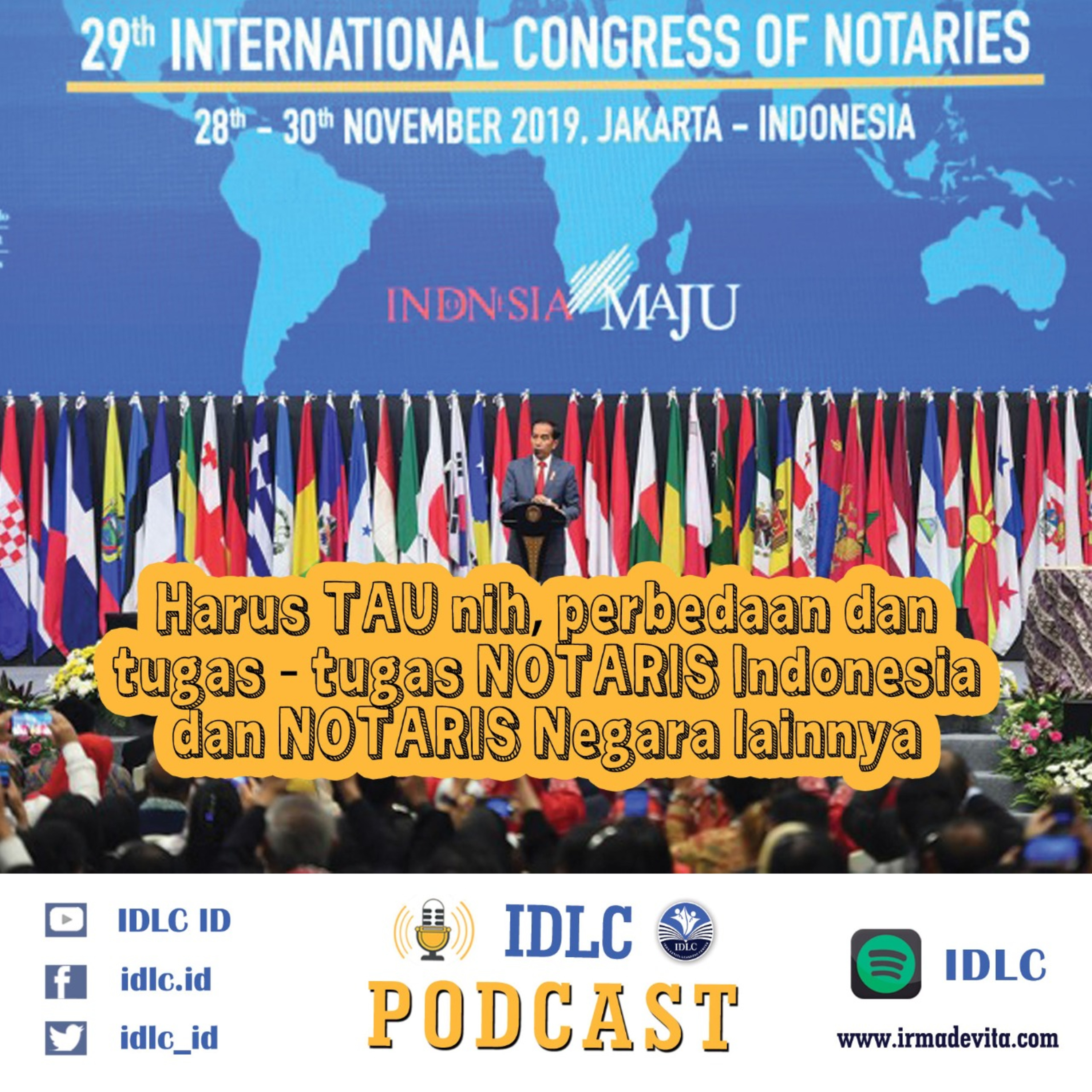 Eps: 12 "Harus tau nih, perbedaan dan tugas-tugas Notaris Indonesia dan Notaris negara lainnya" cover art