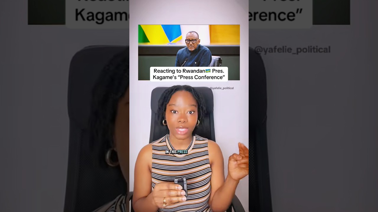 Rwandan Pres. Kagame press conference, my thoughts #congo #rwanda #kagame #news cover art